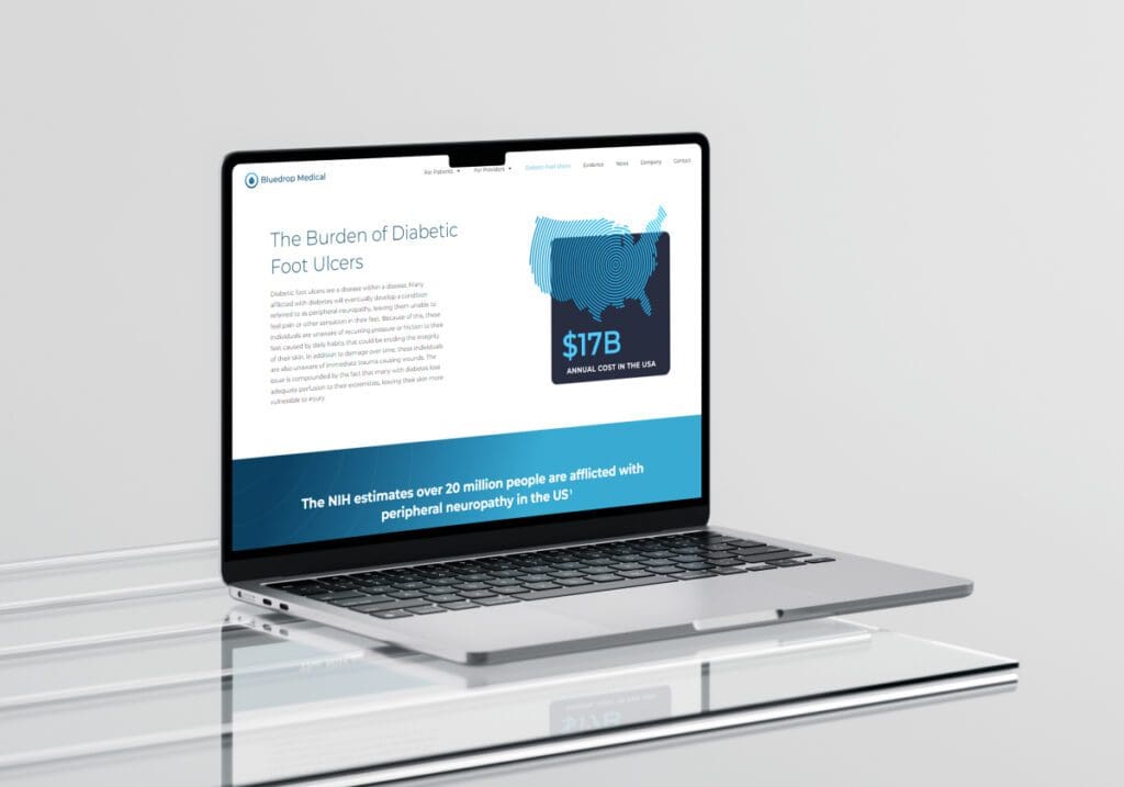 Bluedrop Medical Mockup