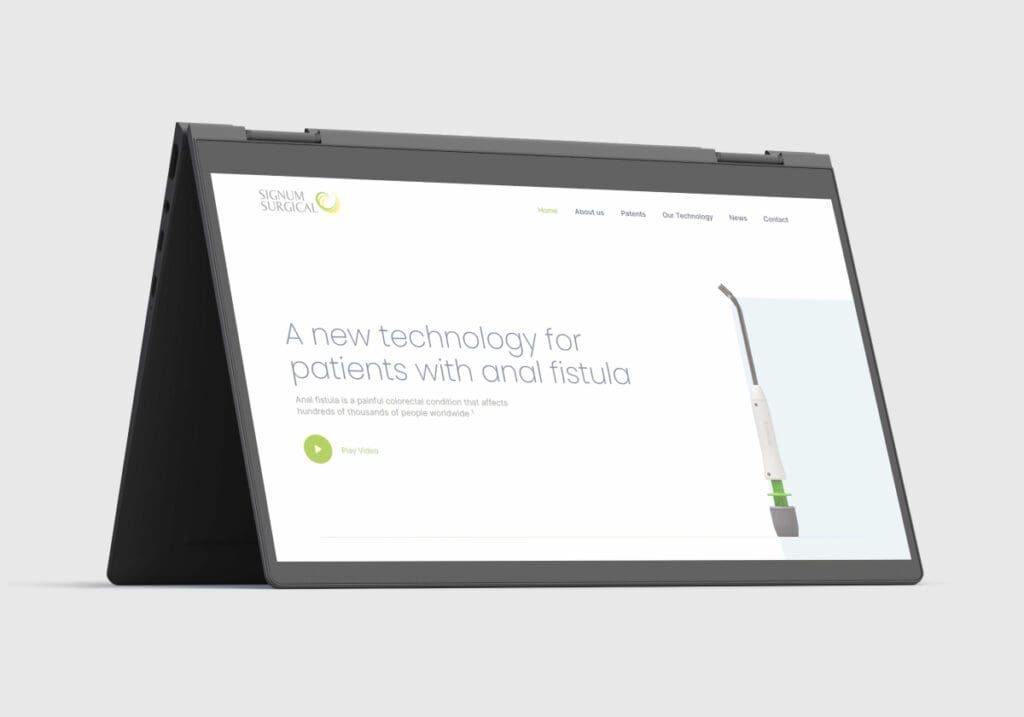 Signum Surgical Website Mockups