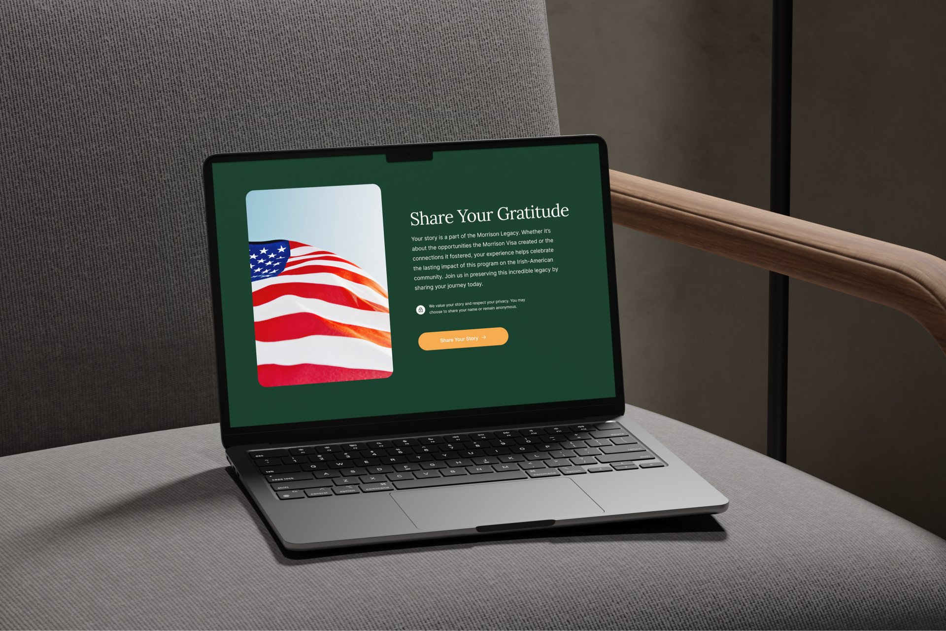 Morrison Legacy Website Mockups