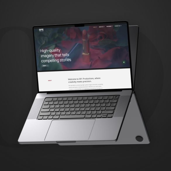 091 Productions Website Mockup