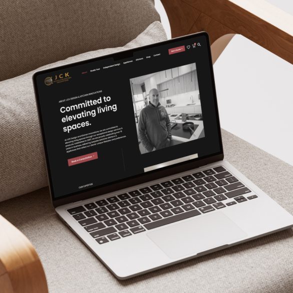 JCK Design & Kitchen Innovations Website Mockup